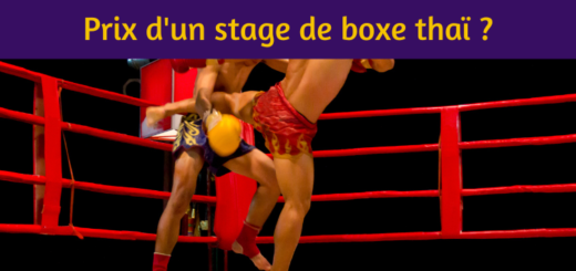 Quel est le prix d'un stage de boxe thaï en Thaïlande ?