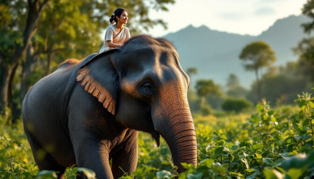 venez explorer la thaïlande autrement avec une balade inoubliable à dos d'éléphant. plongez au cœur de paysages exotiques et de la culture thaïlandaise tout en bénéficiant d'une expérience respectueuse des animaux. réservez votre aventure dès aujourd'hui !