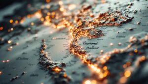 explorez le golfe de thaïlande à travers notre carte détaillée, révélant ses merveilles naturelles et culturelles. plongez dans un voyage inoubliable entre plages paradisiaques, îles enchanteresses et richesses maritimes. parfait pour les passionnés de voyages et d'aventures.