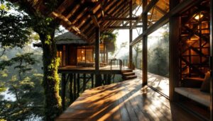 explorez le khao sok treehouse resort en thaïlande, un havre de paix niché au cœur de la nature. profitez d'une expérience unique entre arbres majestueux et paysages verdoyants, idéal pour les amoureux de la faune et de la flore.