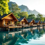 découvrez le parc national de khao sok en thaïlande, un véritable trésor de la nature. séjournez dans des bungalows flottants uniques, entourés d'une forêt tropicale verdoyante et d'une faune exceptionnelle. partez à l'aventure en explorant les paysages époustouflants, les lacs paisibles et les cascades cachées de ce parc emblématique.