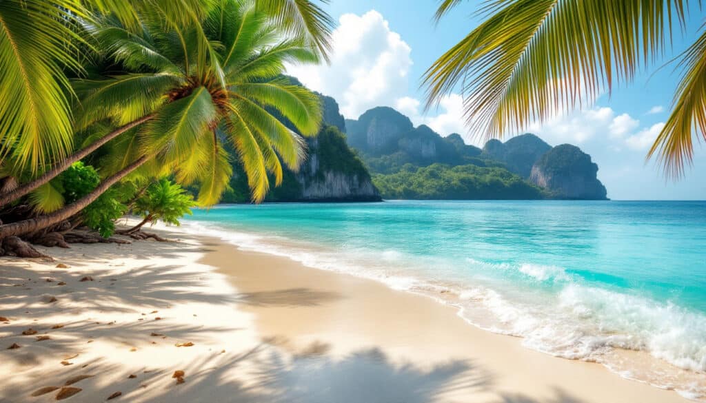 explorez la beauté de krabi beach, une plage paradisiaque en thaïlande, idéale pour les amoureux de nature, de détente et d’aventures. découvrez ses paysages époustouflants et activités incontournables.