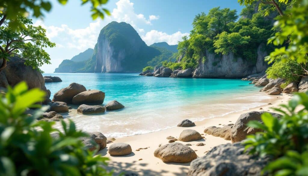 explorez l'île de nang yuan en thaïlande, un véritable paradis tropical idéal pour les amoureux de la nature et de la plongée. découvrez ses plages de sable blanc, ses eaux turquoise et ses paysages à couper le souffle. partez à l'aventure sur cette île unique et préservée !