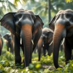 explorez la réserve d'éléphants en thaïlande, un havre de paix où ces majestueux géants vivent en harmonie dans leur habitat naturel. découvrez des expériences uniques et respectueuses de la faune.