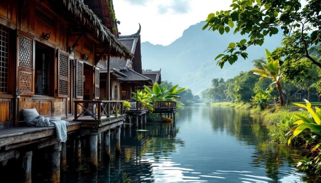 explorez sangkhlaburi en thaïlande, un charmant village au bord de l'eau, riche en culture et paysages pittoresques pour une expérience inoubliable.