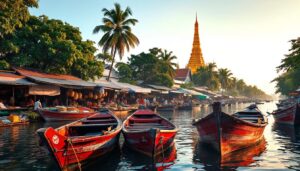 explorez samut songkhram, un trésor caché de la thaïlande, célèbre pour ses marchés flottants, sa riche culture et ses paysages pittoresques. partez à la découverte d'une destination authentique et hors des sentiers battus.
