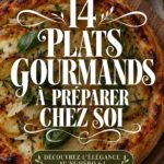 Un plat gourmet coloré sur une table élégante, symbolisant le raffinement à la maison