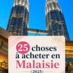 Shopping en Malaisie avec des souvenirs colorés
