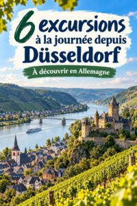 Vue de Düsseldorf avec des excursions passionnantes à proximité