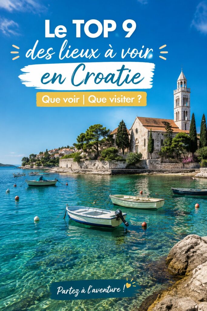 Vue panoramique des plages de Croatie, une destination incontournable