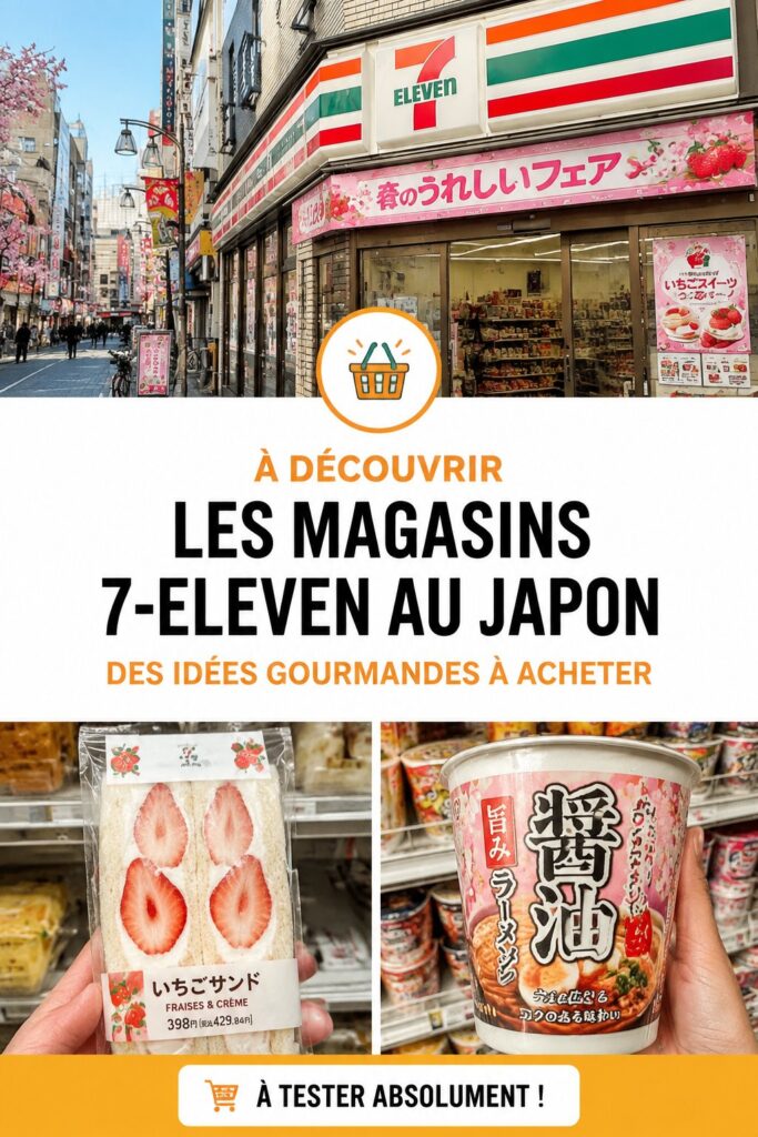 Sélections de plats préparés et boissons chez 7-Eleven au Japon