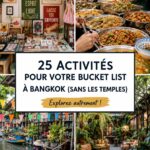 Activités à Bangkok avec une vue sur un marché animé