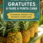Plage de Punta Cana avec des palmiers et des vacanciers.