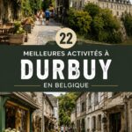 Vue aérienne de Durbuy, petite ville charmante de Belgique