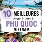 Plage de sable blanc à Phu Quoc avec des eaux turquoise