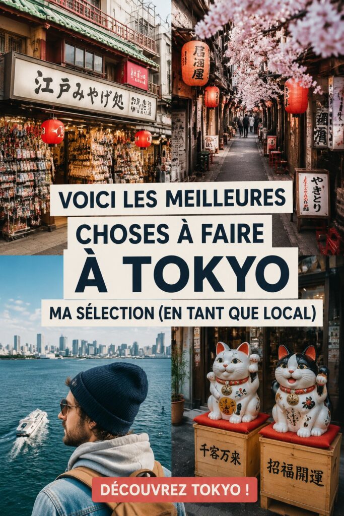 Vue panoramique sur Tokyo avec ses gratte-ciel et ses quartiers animés.