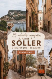 Vue panoramique de Soller avec ses montagnes et la mer en arrière-plan