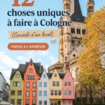 Vue panoramique de Cologne avec la cathédrale en arrière-plan, illustrant les activités uniques à faire.