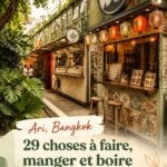 Vue panoramique du quartier d'Ari à Bangkok, célèbre pour son ambiance bohème
