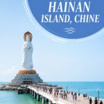 Plage paradisiaque sur l'île de Hainan, Chine.