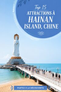 Plage paradisiaque sur l'île de Hainan, Chine.