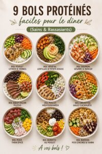 Bol coloré de légumes et protéines, préparé avec soin pour un dîner sain en Malaisie.