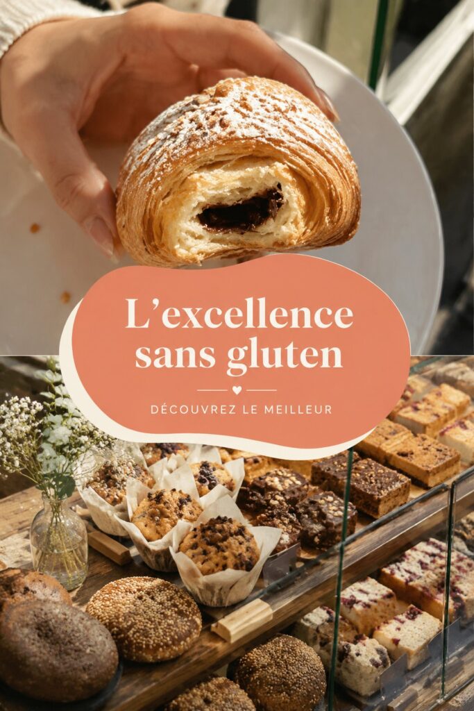 Variété de pains et pâtisseries sans gluten dans une boulangerie à Amsterdam