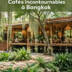 Un café cosy à Bangkok avec des gens qui se détendent autour d'une tasse de café.