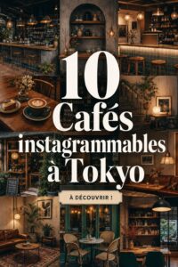 Café décoré avec des fleurs et une belle vue sur Tokyo, parfait pour Instagram