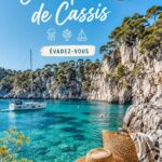 Vue panoramique des calanques de Cassis au bord de la mer Méditerranée