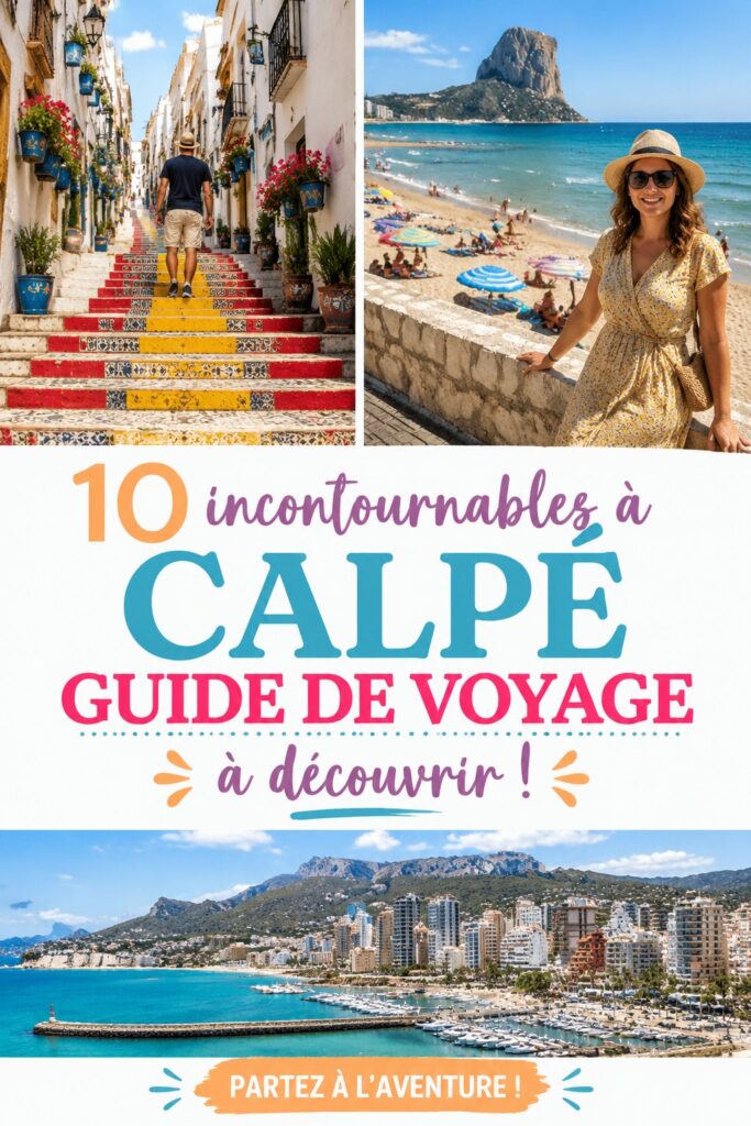 Vue panoramique du Peñón de Ifach à Calpe, Espagne