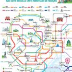 Carte ferroviaire en anglais de Tokyo affichant les principales lignes et stations de train.