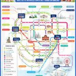 Une carte ferroviaire en anglais de Tokyo