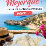 Carte touristique de Majorque illustrant les principales attractions et plages