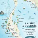 Plage de sable fin et eaux cristallines en Thaïlande, idéale pour se détendre.