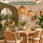 Salle à manger chaleureuse avec une décoration accueillante