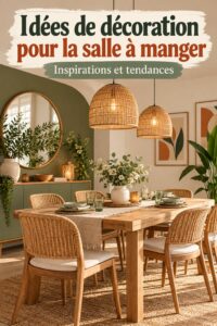 Salle à manger chaleureuse avec une décoration accueillante
