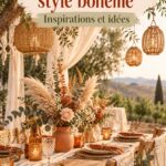 Décoration de mariage boho en Malaisie avec ornements floraux et ambiances chaleureuses