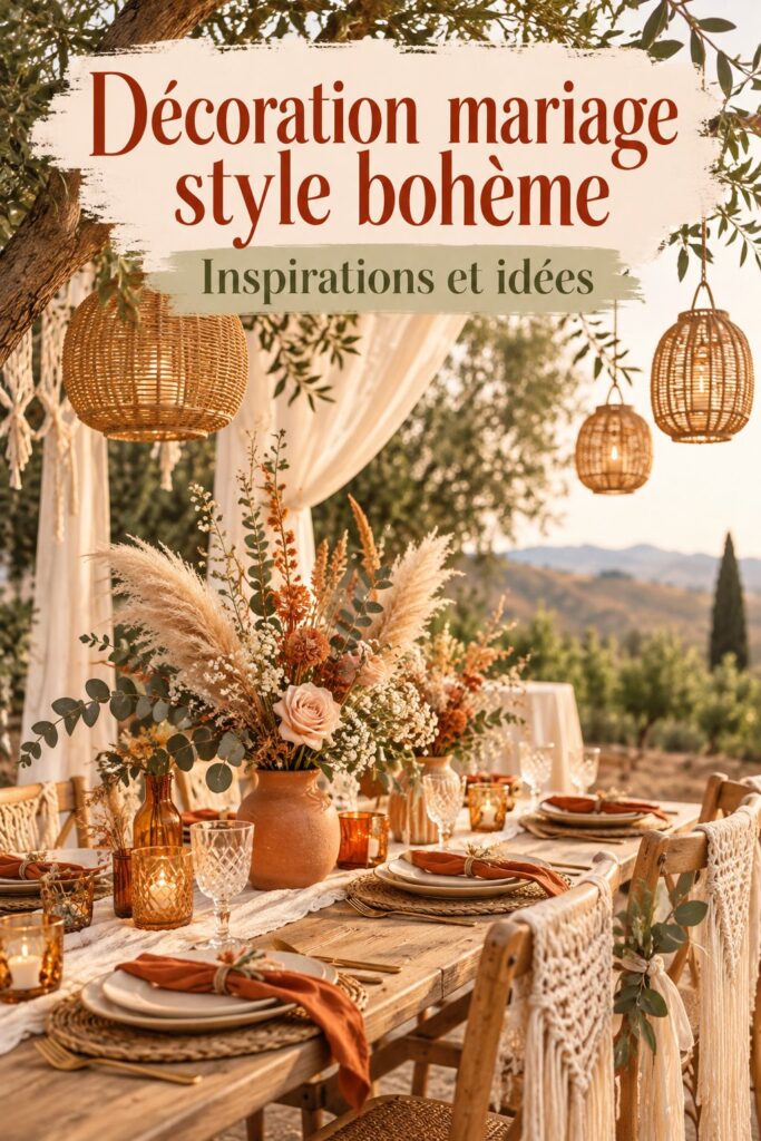 Décoration de mariage boho en Malaisie avec ornements floraux et ambiances chaleureuses