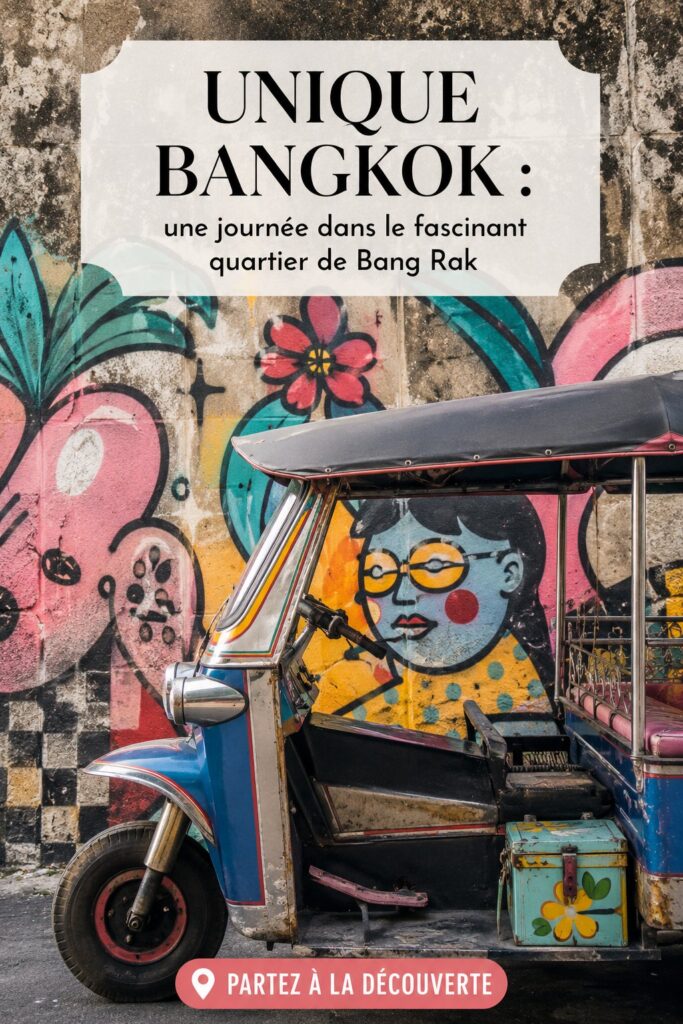 Vue panoramique de Bang Rak, quartier vibrant de Bangkok