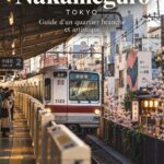 Vue du quartier artistique de Nakameguro à Tokyo, avec des boutiques et des cafés stylés.