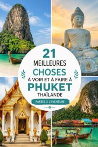 Plage de Phuket avec des palmiers et une eau turquoise