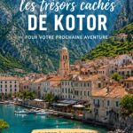 Vue panoramique de la ville de Kotor sur fond de montagnes vertigineuses