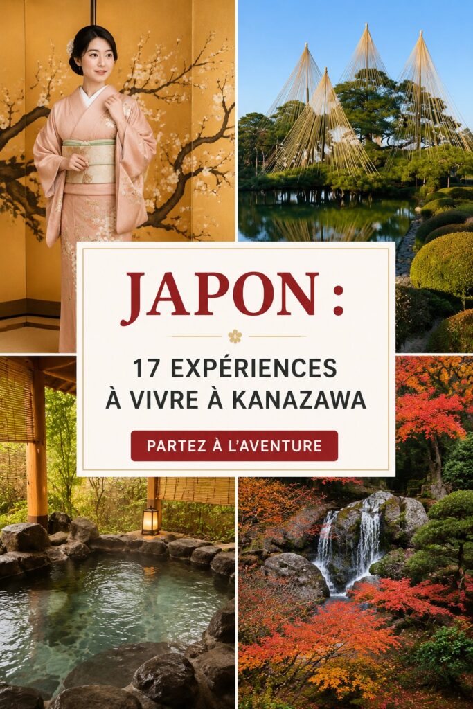 Vue panoramique du jardin Kenroku-en à Kanazawa, célèbre pour sa beauté et son historique