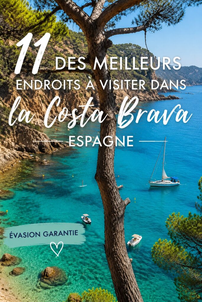 Falaise surplombant la mer à Costa Brava