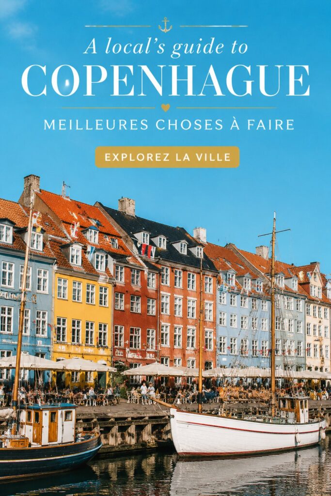 Un paysage urbain de Copenhague avec ses bâtiments colorés et ses canaux