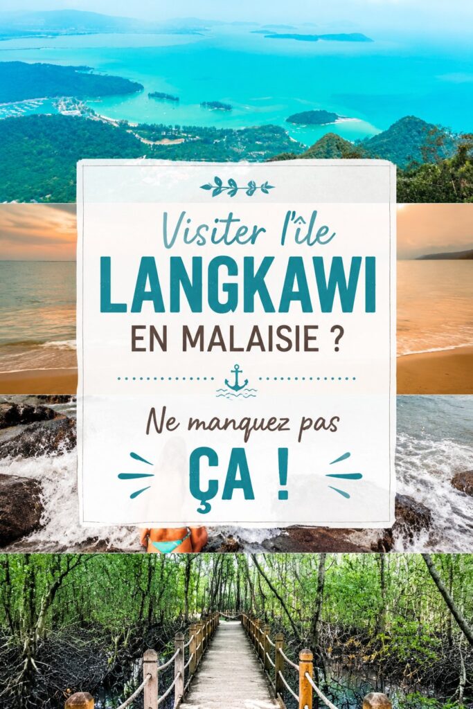 Plage de Langkawi avec ses paysages tropicaux et ses eaux cristallines.