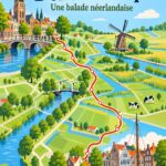 Vue sur le quartier historique de Delfshaven, avec ses charmants canaux et maisons anciennes, idéal pour une journée d'exploration depuis Delft.