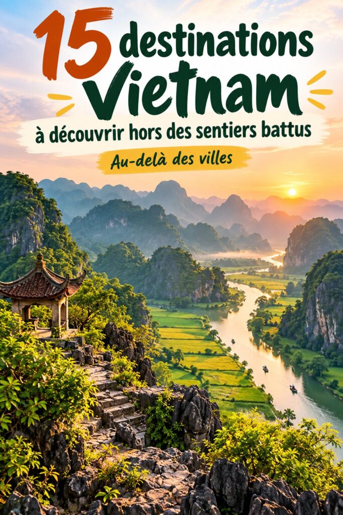 Plage paisible au Vietnam, éloignée des lieux touristiques