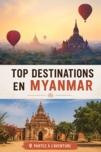 Vue panoramique sur un paysage emblématique de Birmanie, illustrant les sites à découvrir.